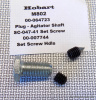 Hobart M802 Mixer Agitator Shaft 00-064723 Plug SC-047-41 Set Screw- 00-007744 Cone Pt. Set Screw